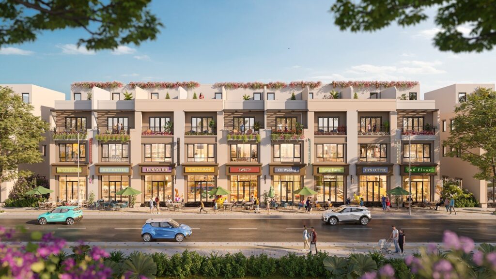 Dãy nhà phố The Sunrise - Vinhomes Green City