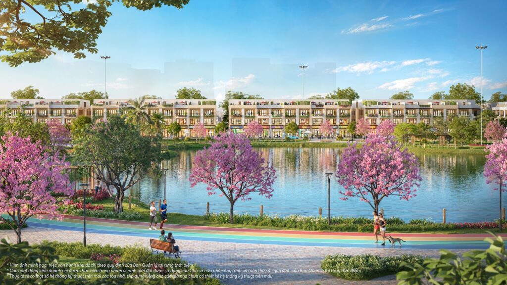Hồ cảnh quan The Sunrise - Vinhomes Green City