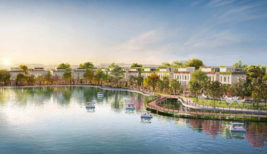 Hồ cảnh quan The Swan Lake - Vinhomes Green City