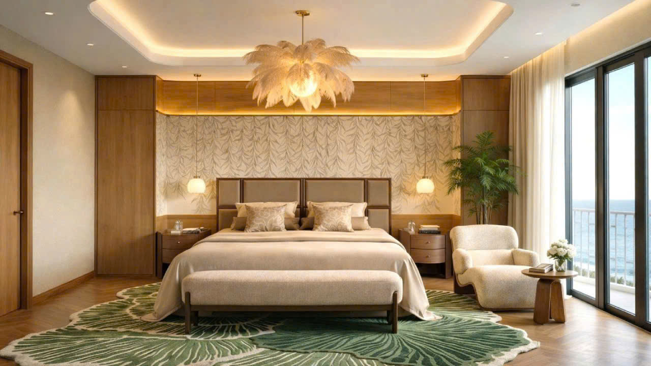 Nội thất phòng ngủ nhà mẫu - Vinhomes Global Gate Hạ Long