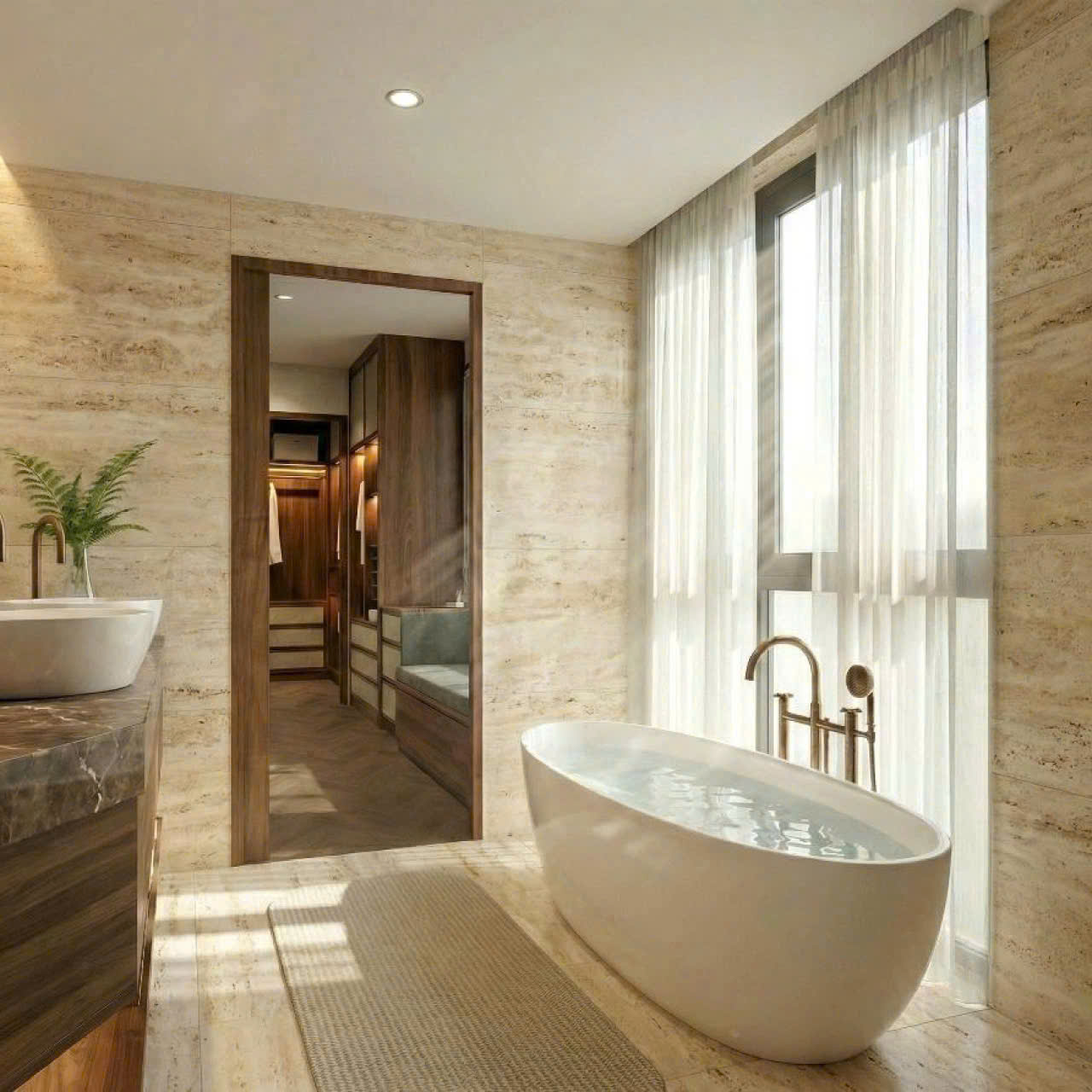 Phòng tắm nhà mẫu - Vinhomes Global Gate Hạ Long